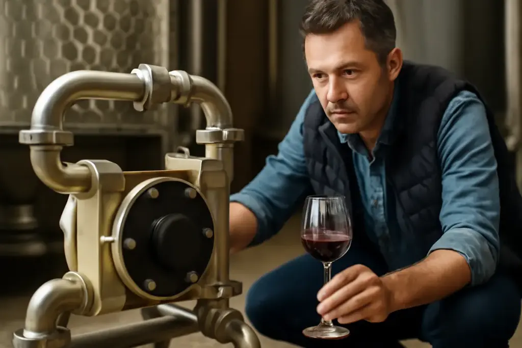 Pompe per vino a membrana: perché sono la scelta ideale per non alterare il prodotto