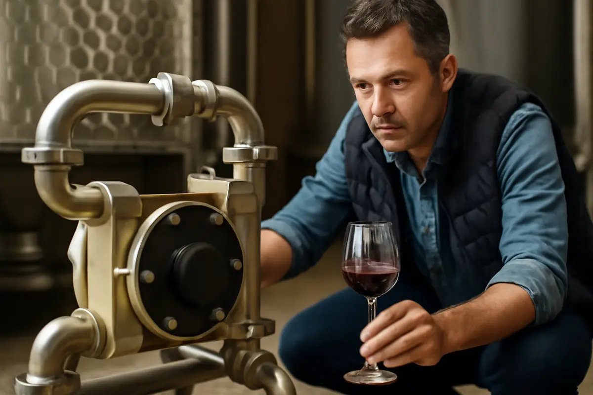 Pompe per vino a membrana: perché sono la scelta ideale per non alterare il prodotto