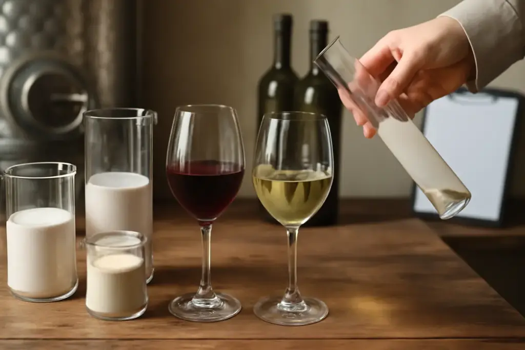 Chiarificatori del vino: il segreto per ottenere una limpidezza perfetta