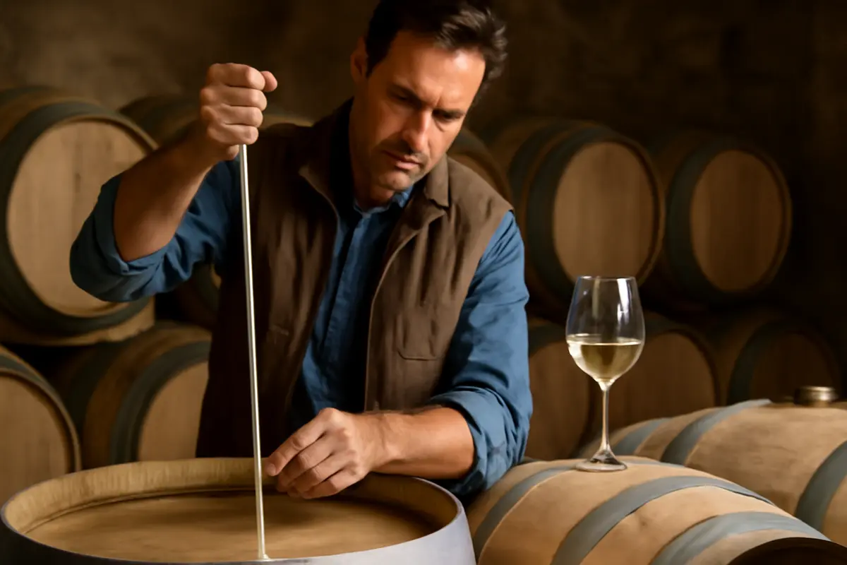 Perché il batonnage migliora alcuni vini bianchi? Semplici accorgimenti che esaltano complessità e struttura
