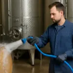 Sistema di igienizzazione attrezzature vinicole: previeni contaminazioni senza fatica