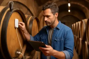 Sensori intelligenti in cantina: monitoraggio continuo per una produzione sempre sotto controllo