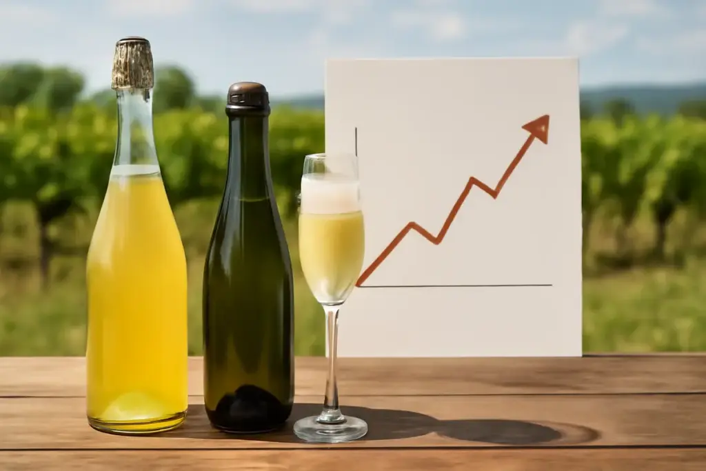 Vini spumanti metodo ancestrale: la tendenza che offre margini superiori rispetto ai metodi classici